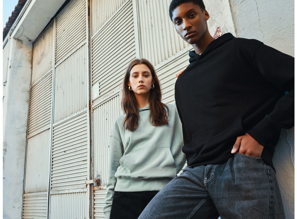 Felpa con capuccio IQONIQ Yoho in cotone riciclato FullGadgets.com