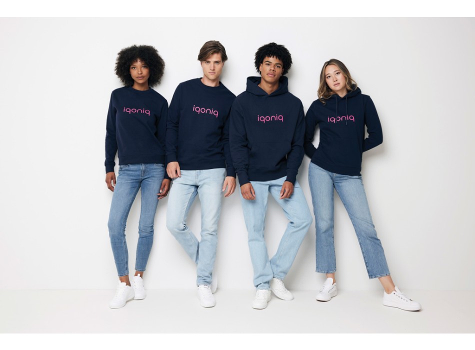 Felpa con capuccio IQONIQ Yoho in cotone riciclato FullGadgets.com