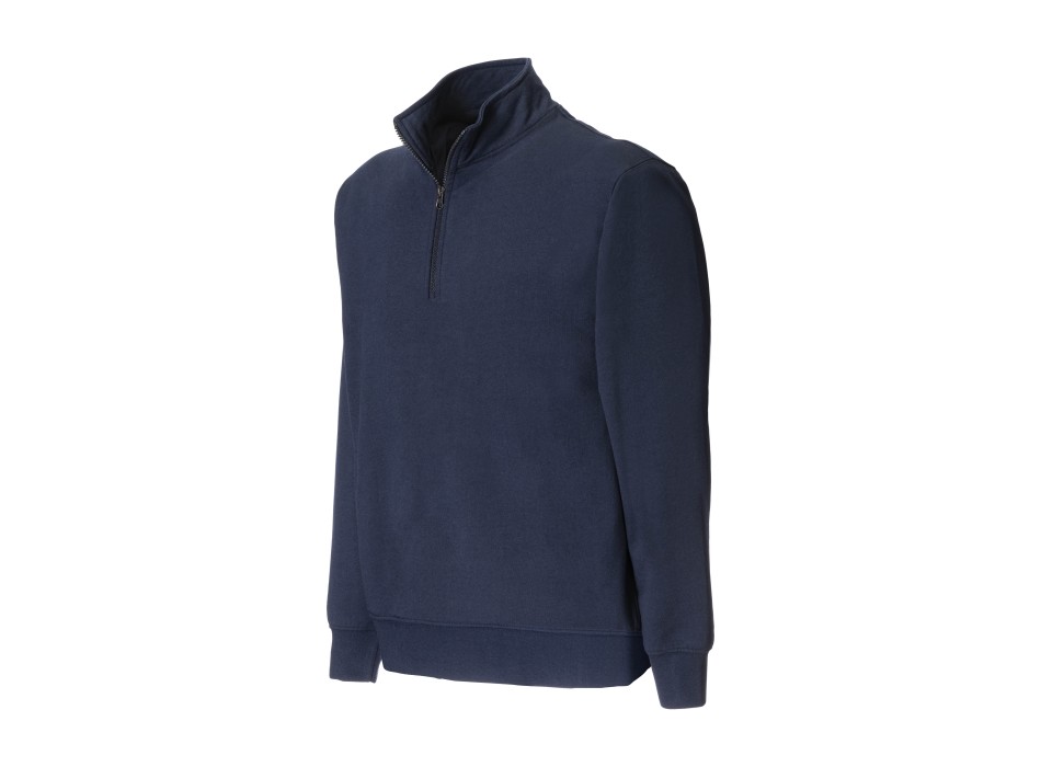 Felpa con mezza zip unisex in tessuto 100% rigenerato da 280 g/m2 FullGadgets.com