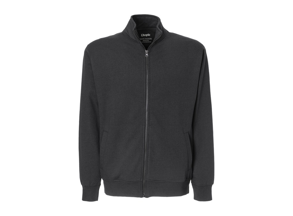 Felpa con zip unisex in tessuto 100% rigenerato da 280 g/m2 FullGadgets.com