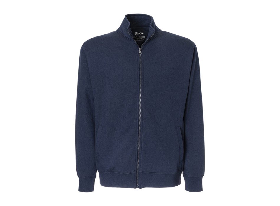 Felpa con zip unisex in tessuto 100% rigenerato da 280 g/m2 FullGadgets.com