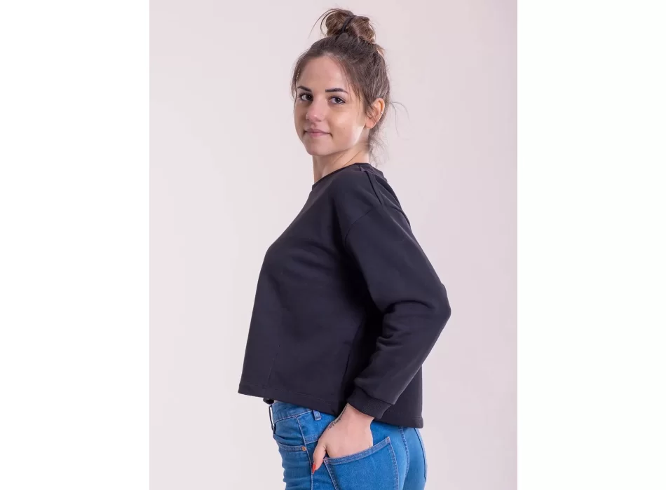 Felpa crop manica 3/4 FullGadgets.com