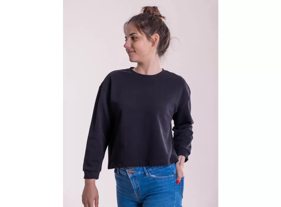 Felpa crop manica 3/4 FullGadgets.com