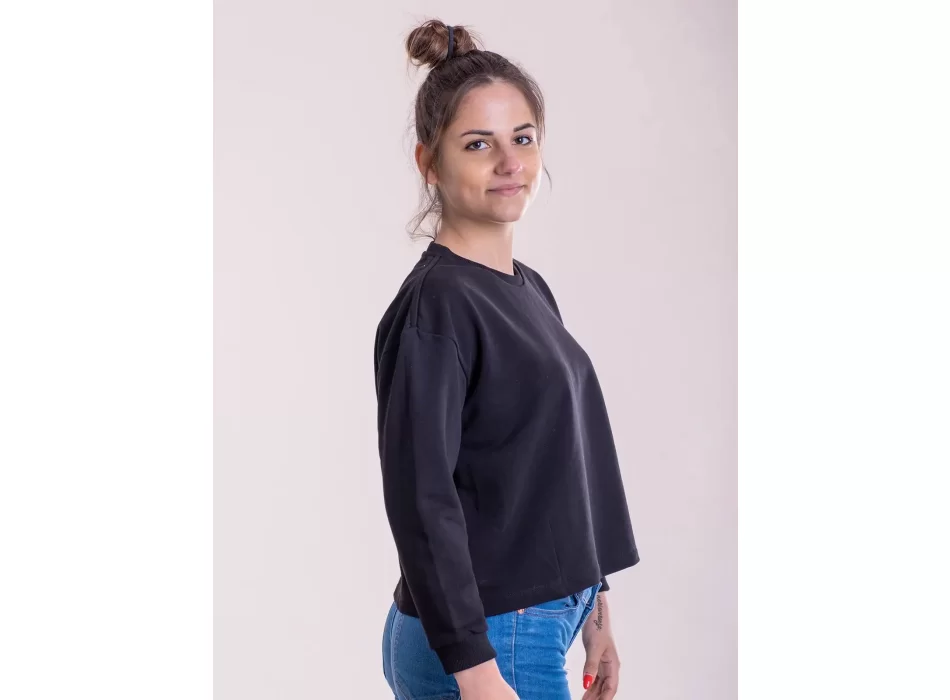 Felpa crop manica 3/4 FullGadgets.com