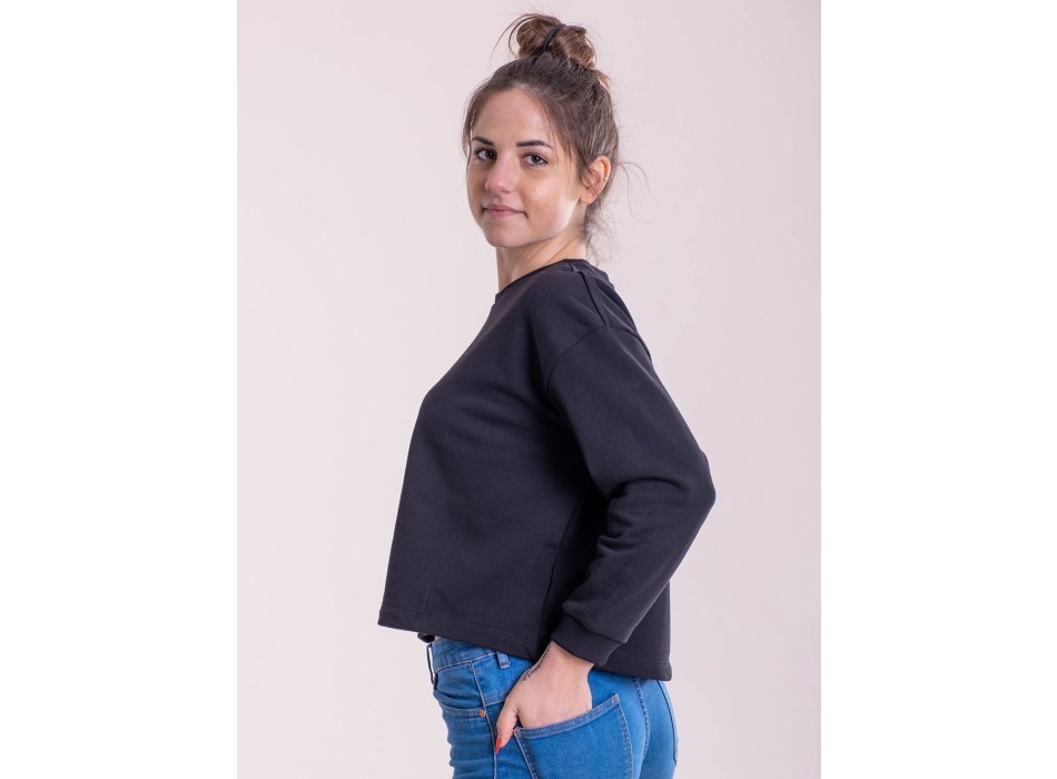 Felpa crop manica 3/4 FullGadgets.com