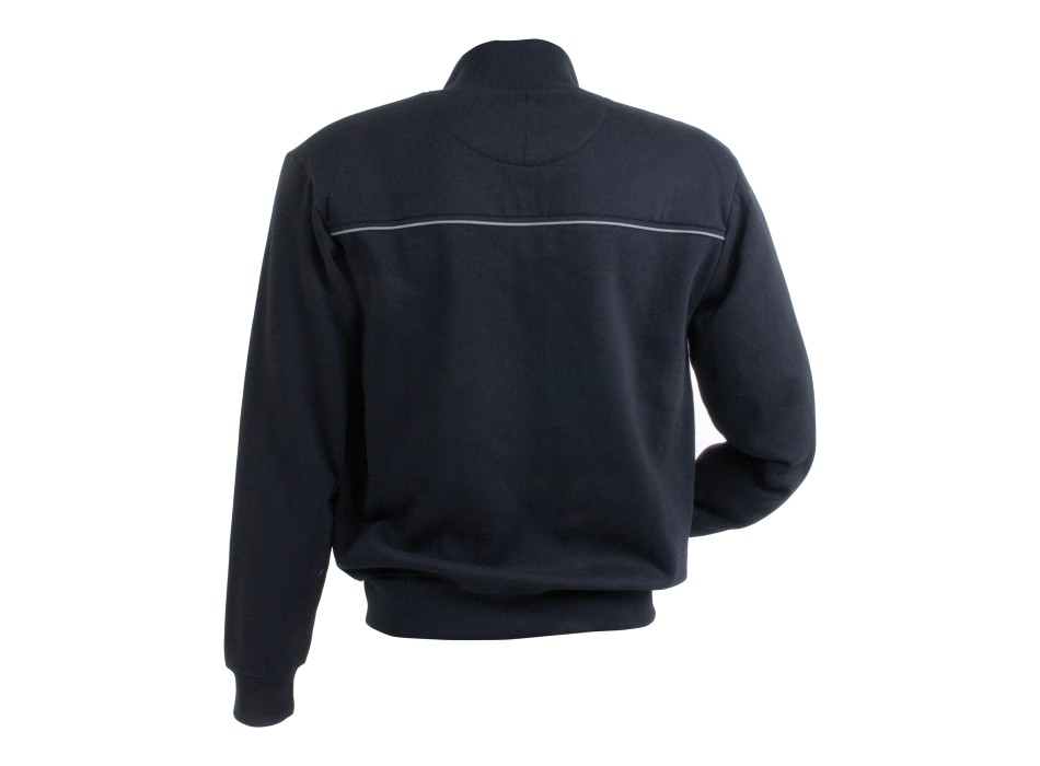 Felpa da uomo a zip intera,con 3 tasche chiusura zip, profilo catarifrangente FullGadgets.com