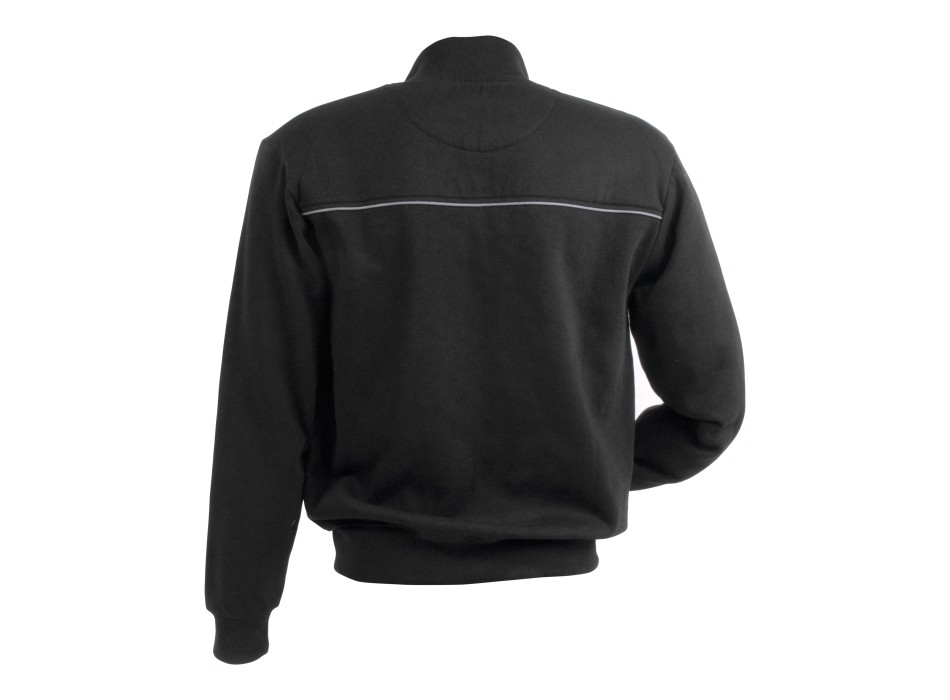 Felpa da uomo a zip intera,con 3 tasche chiusura zip, profilo catarifrangente FullGadgets.com