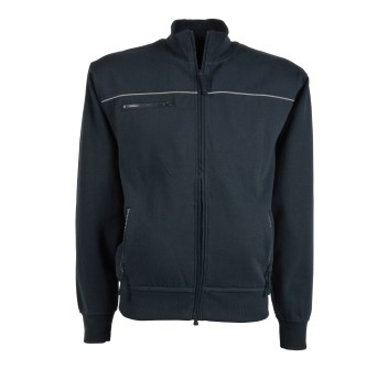 Felpa da uomo a zip intera,con 3 tasche chiusura zip, profilo catarifrangente FullGadgets.com