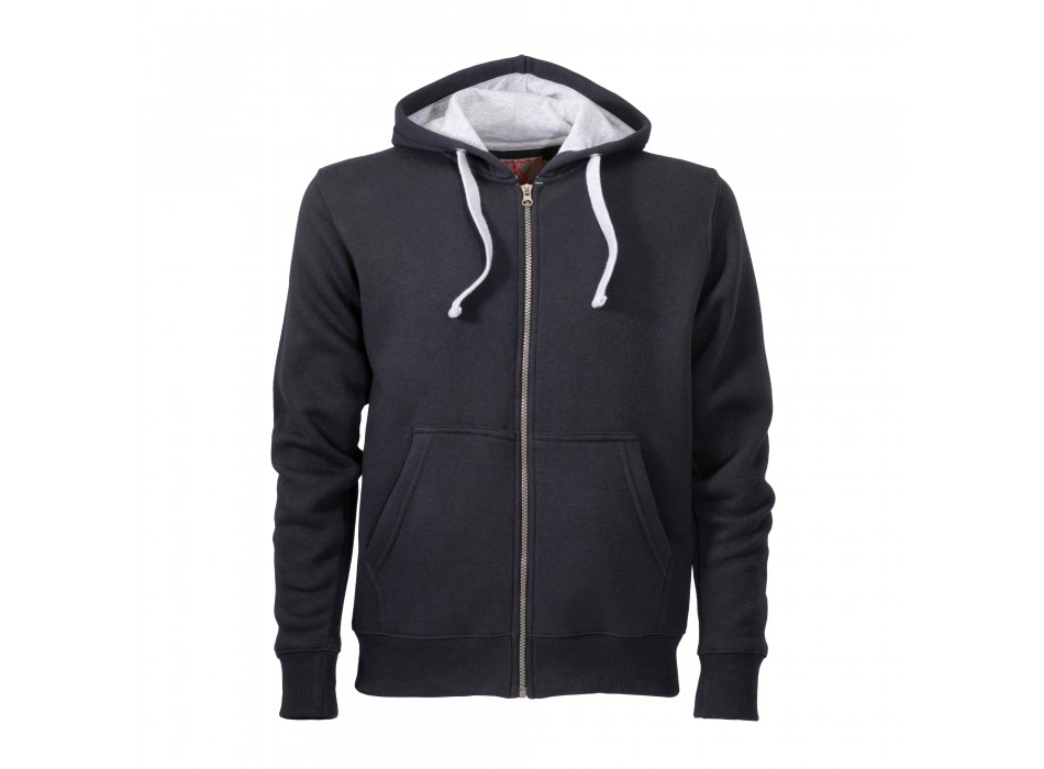 Felpa da uomo a zip intera, con cappuccio e 2 tasche frontali FullGadgets.com
