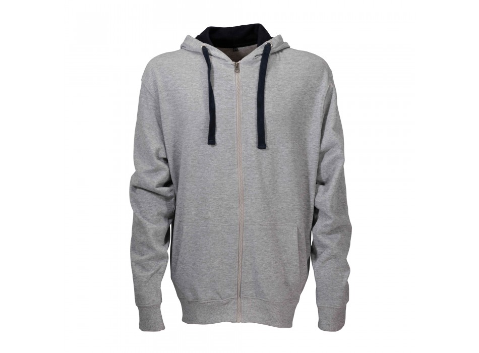 Felpa da uomo a zip intera, con cappuccio e 2 tasche frontali FullGadgets.com
