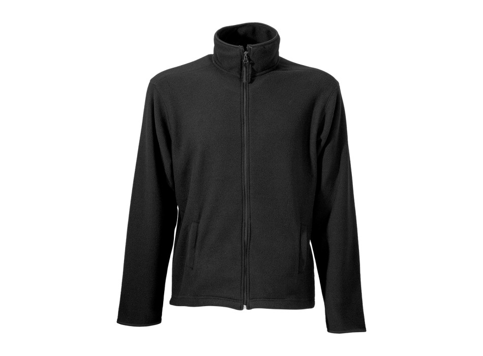 Felpa da uomo a zip intera in micropolar, con 2 tasche chiusura zip FullGadgets.com