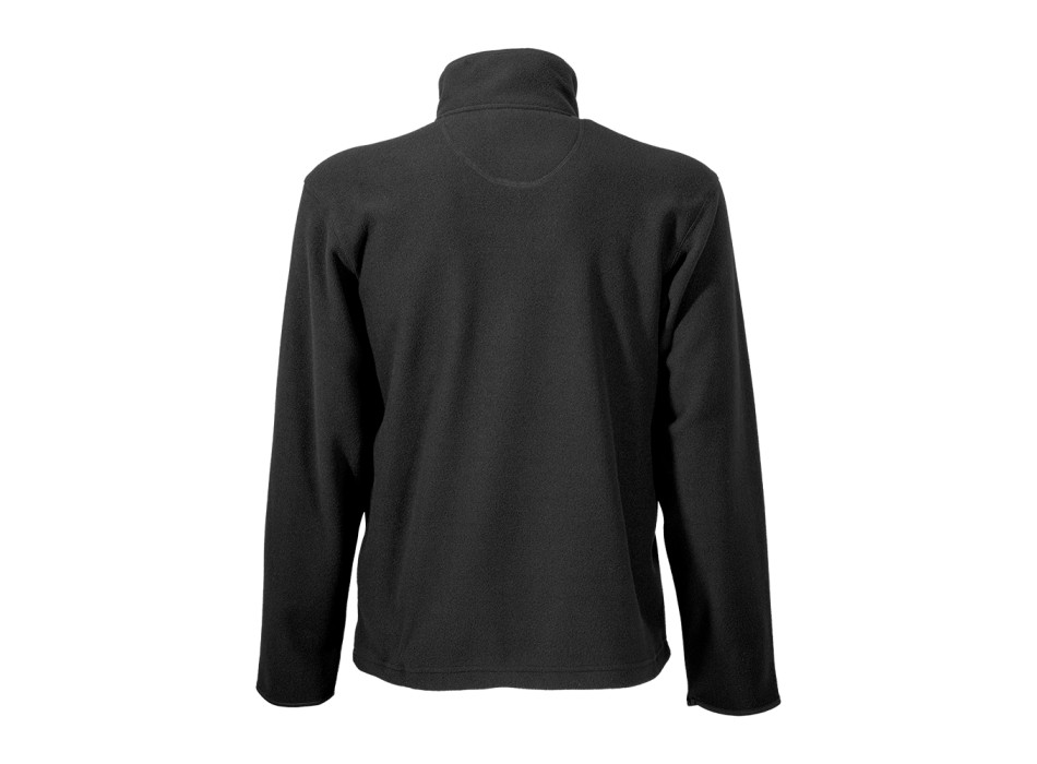 Felpa da uomo a zip intera in micropolar, con 2 tasche chiusura zip FullGadgets.com