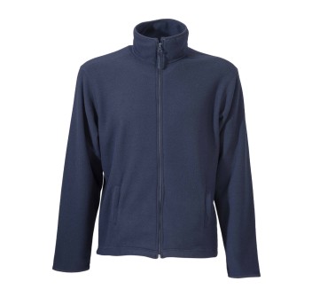 Felpa da uomo a zip intera in micropolar, con 2 tasche chiusura zip FullGadgets.com