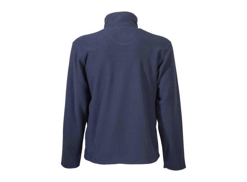 Felpa da uomo a zip intera in micropolar, con 2 tasche chiusura zip FullGadgets.com