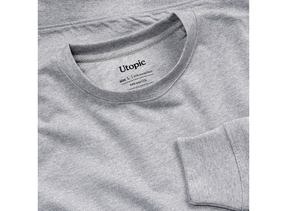 Felpa girocollo 100% tessuto rigenerato FullGadgets.com