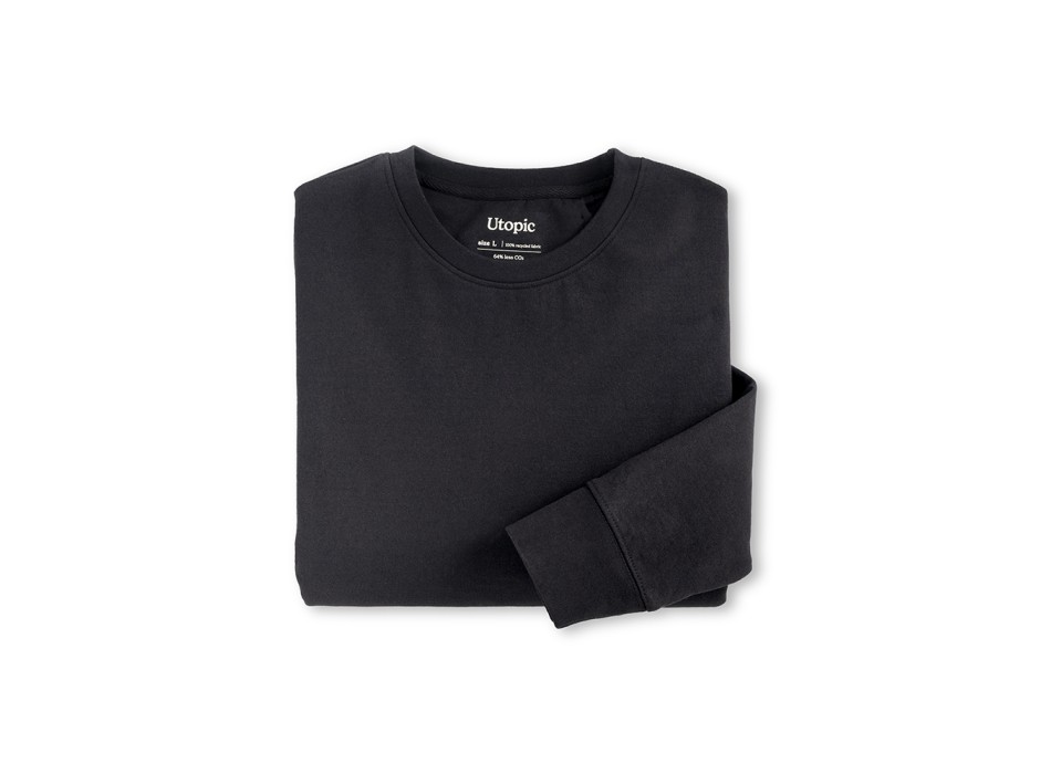 Felpa girocollo 100% tessuto rigenerato FullGadgets.com