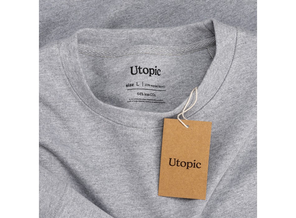 Felpa girocollo 100% tessuto rigenerato FullGadgets.com