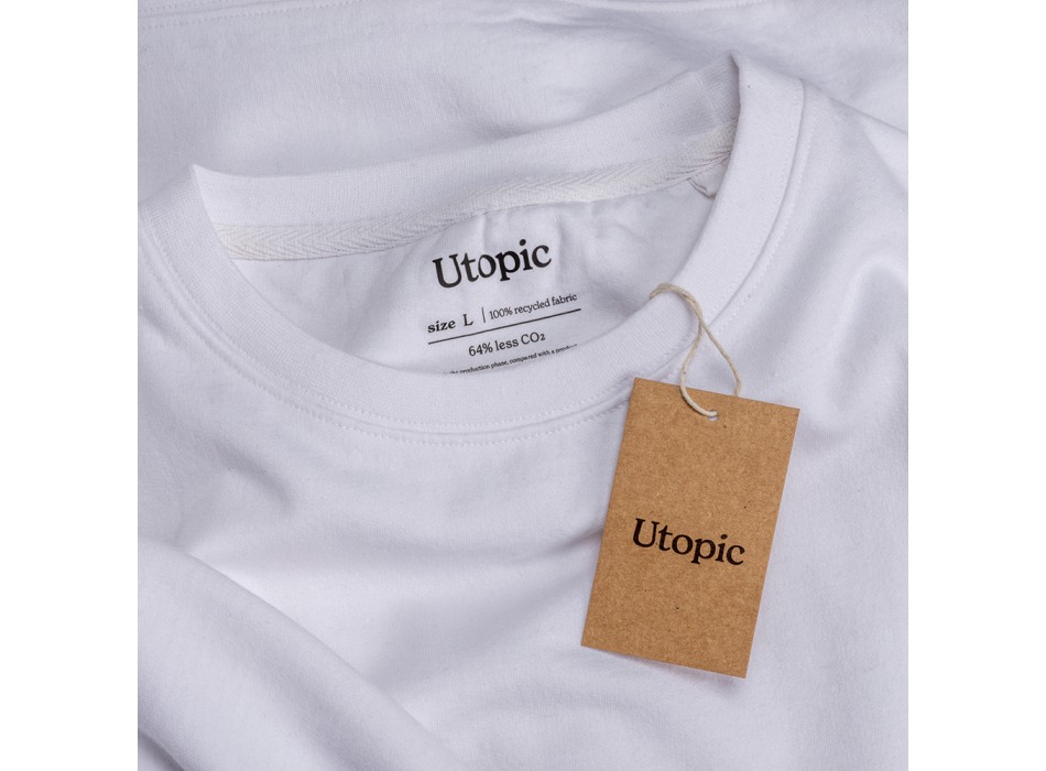 Felpa girocollo 100% tessuto rigenerato FullGadgets.com