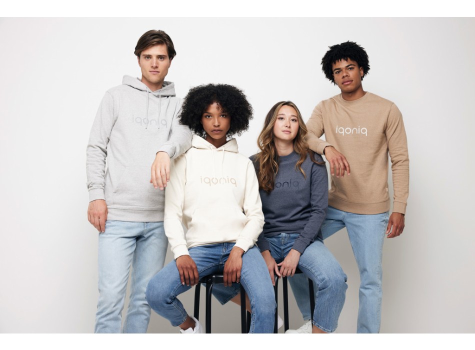 Felpa girocollo IQONIQ Denali in cotone riciclato FullGadgets.com