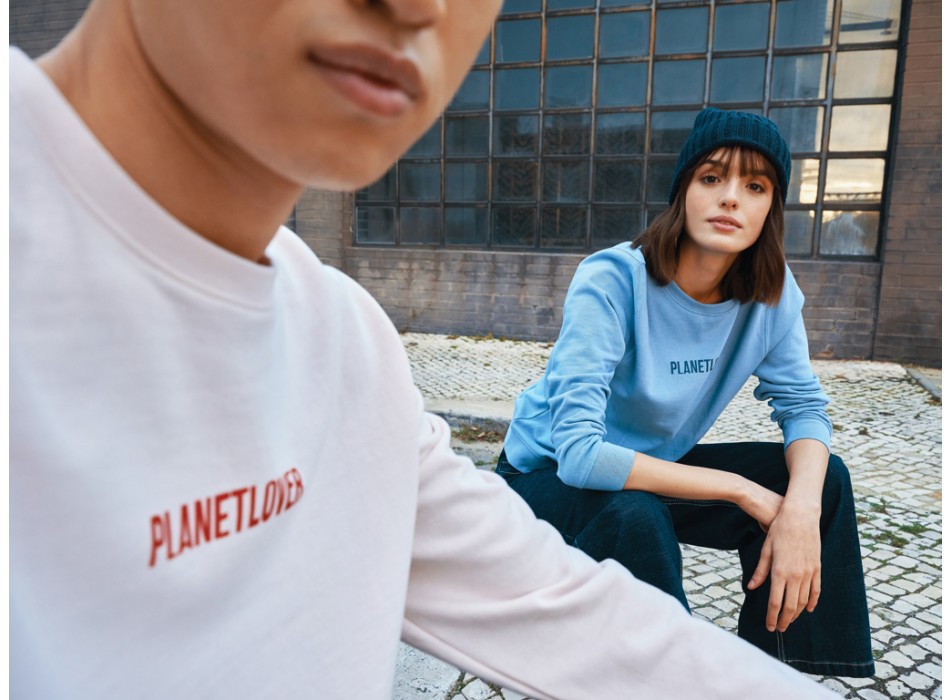 Felpa girocollo leggera IQONIQ Etosha in cotone riciclato FullGadgets.com