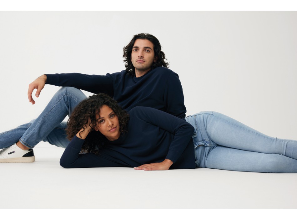 Felpa girocollo leggera IQONIQ Etosha in cotone riciclato FullGadgets.com