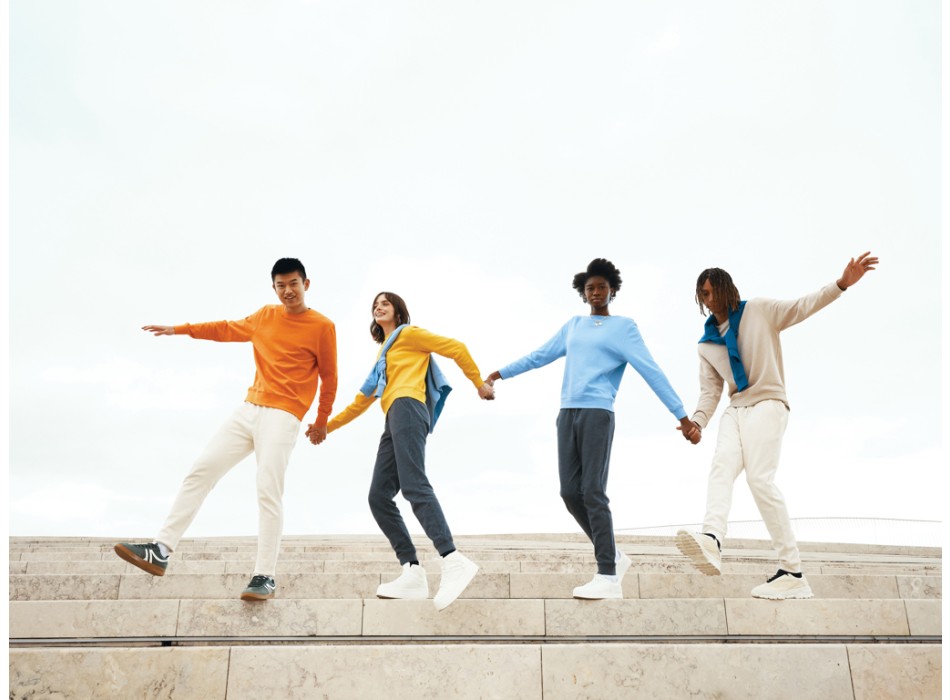 Felpa girocollo leggera IQONIQ Etosha in cotone riciclato FullGadgets.com