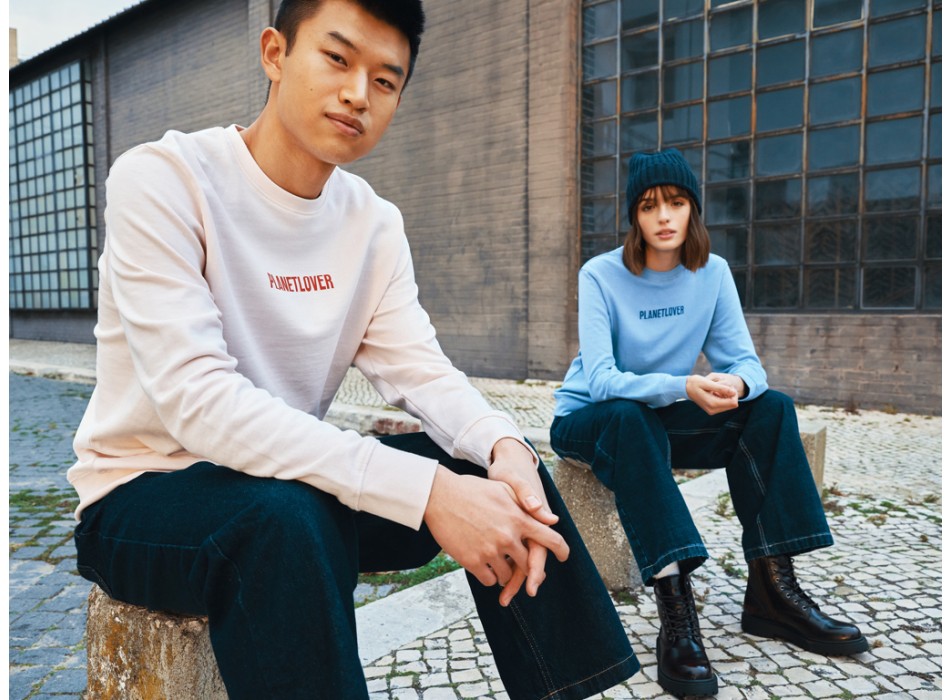 Felpa girocollo leggera IQONIQ Etosha in cotone riciclato FullGadgets.com