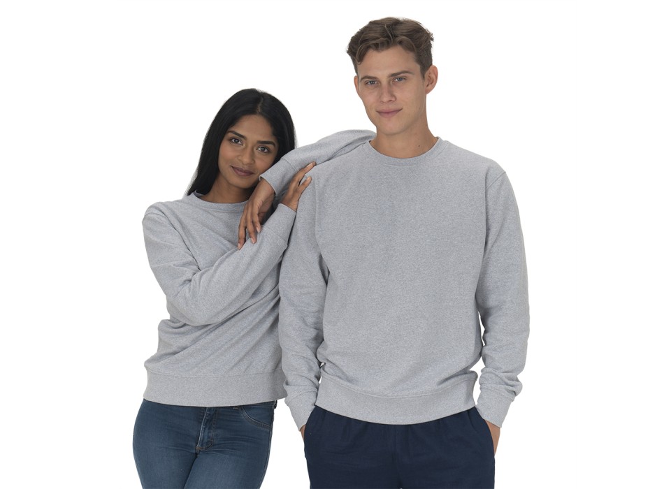 Felpa girocollo unisex in cotone e poliestere rigenerati da 280 g/m2 FullGadgets.com