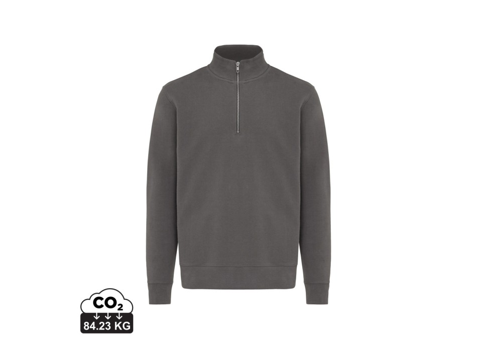 Felpa mezza zip IQONIQ Elgon in cotone riciclato FullGadgets.com