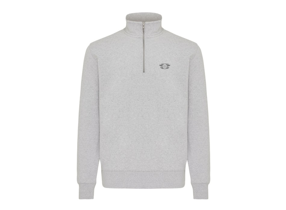 Felpa mezza zip IQONIQ Elgon in cotone riciclato FullGadgets.com