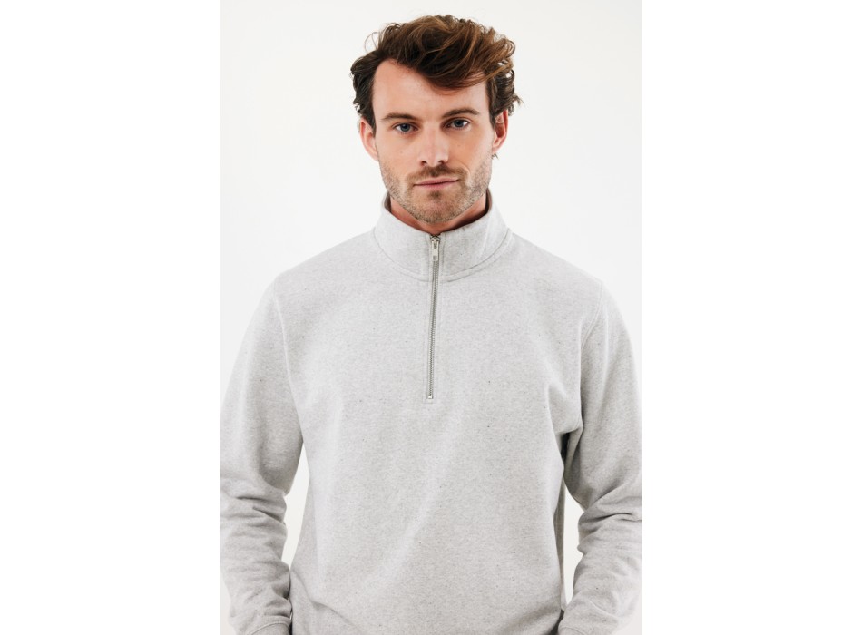 Felpa mezza zip IQONIQ Elgon in cotone riciclato FullGadgets.com