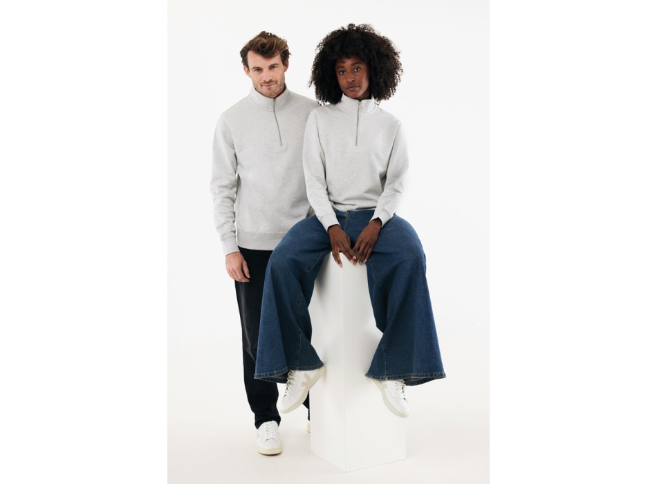 Felpa mezza zip IQONIQ Elgon in cotone riciclato FullGadgets.com