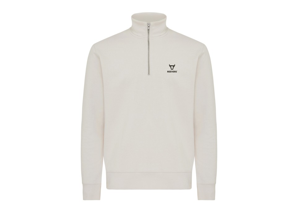 Felpa mezza zip IQONIQ Elgon in cotone riciclato FullGadgets.com