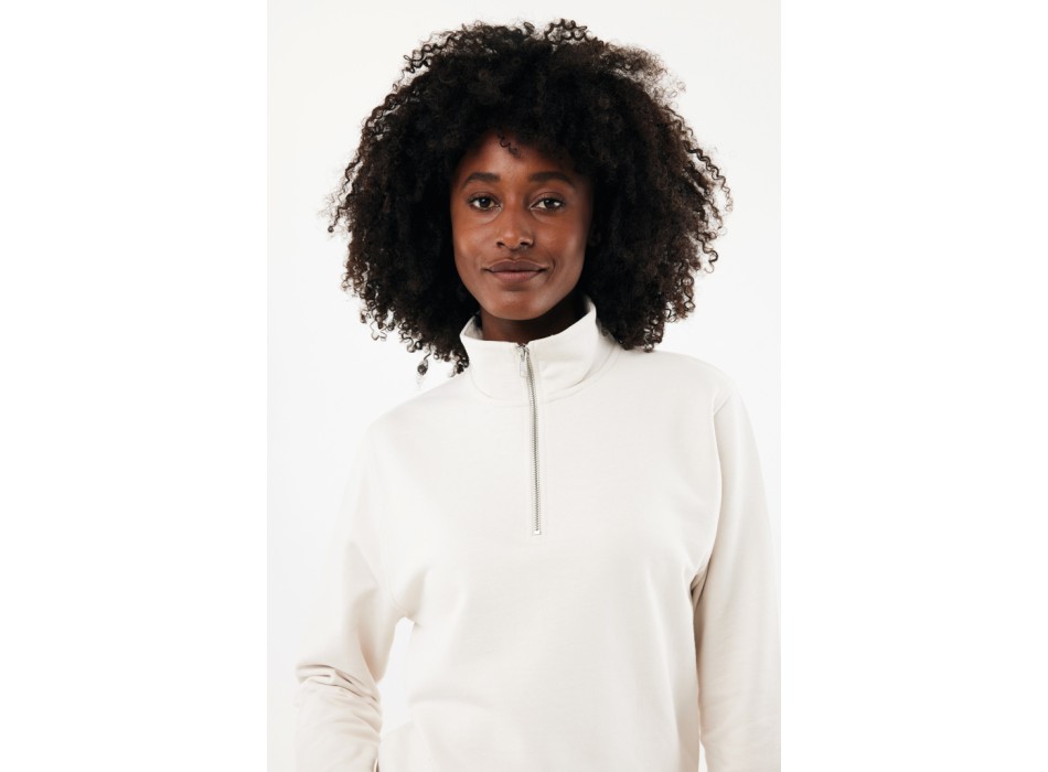 Felpa mezza zip IQONIQ Elgon in cotone riciclato FullGadgets.com