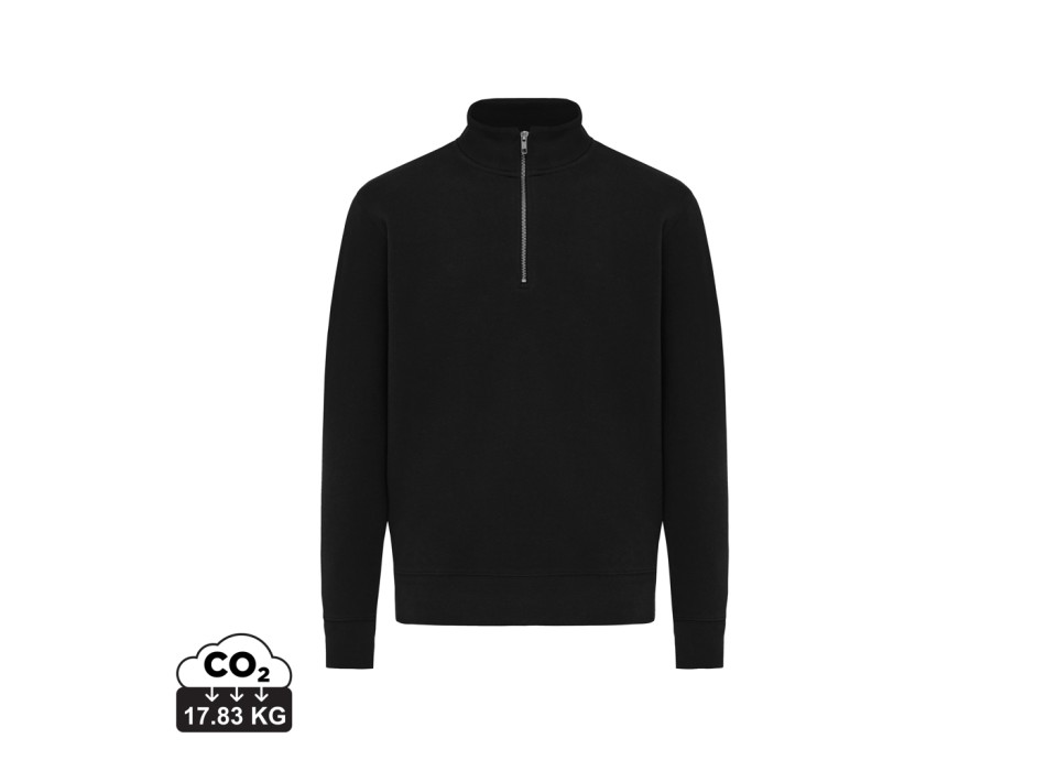 Felpa mezza zip IQONIQ Elgon in cotone riciclato FullGadgets.com