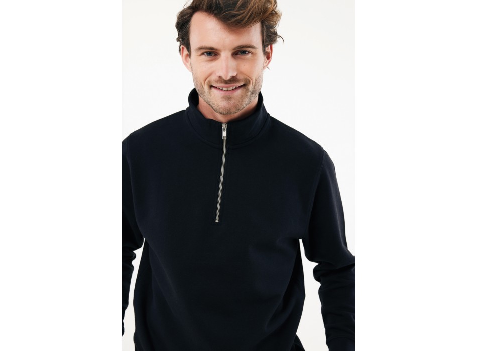 Felpa mezza zip IQONIQ Elgon in cotone riciclato FullGadgets.com