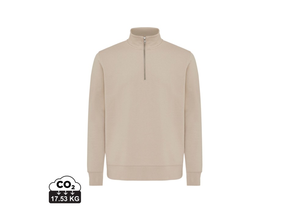 Felpa mezza zip IQONIQ Elgon in cotone riciclato FullGadgets.com