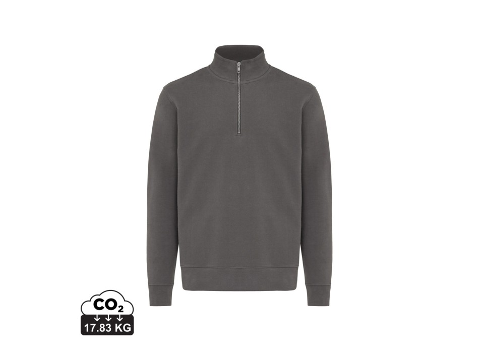 Felpa mezza zip IQONIQ Elgon in cotone riciclato FullGadgets.com
