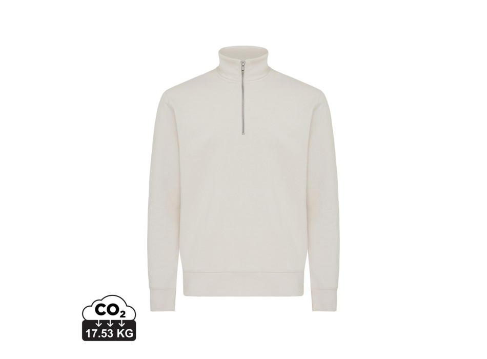 Felpa mezza zip IQONIQ Elgon in cotone riciclato FullGadgets.com