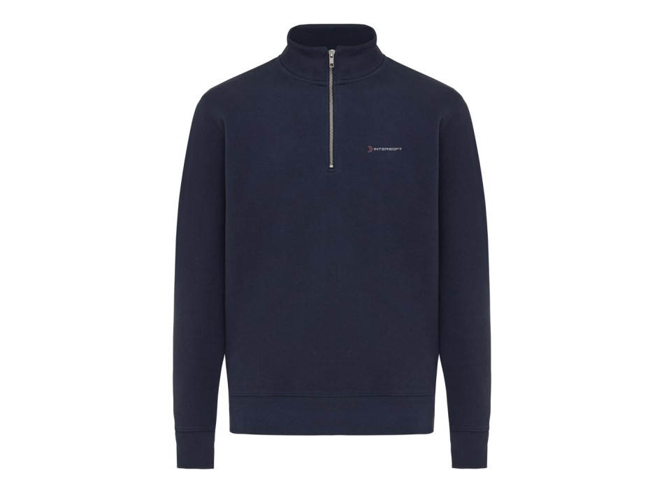 Felpa mezza zip IQONIQ Elgon in cotone riciclato FullGadgets.com