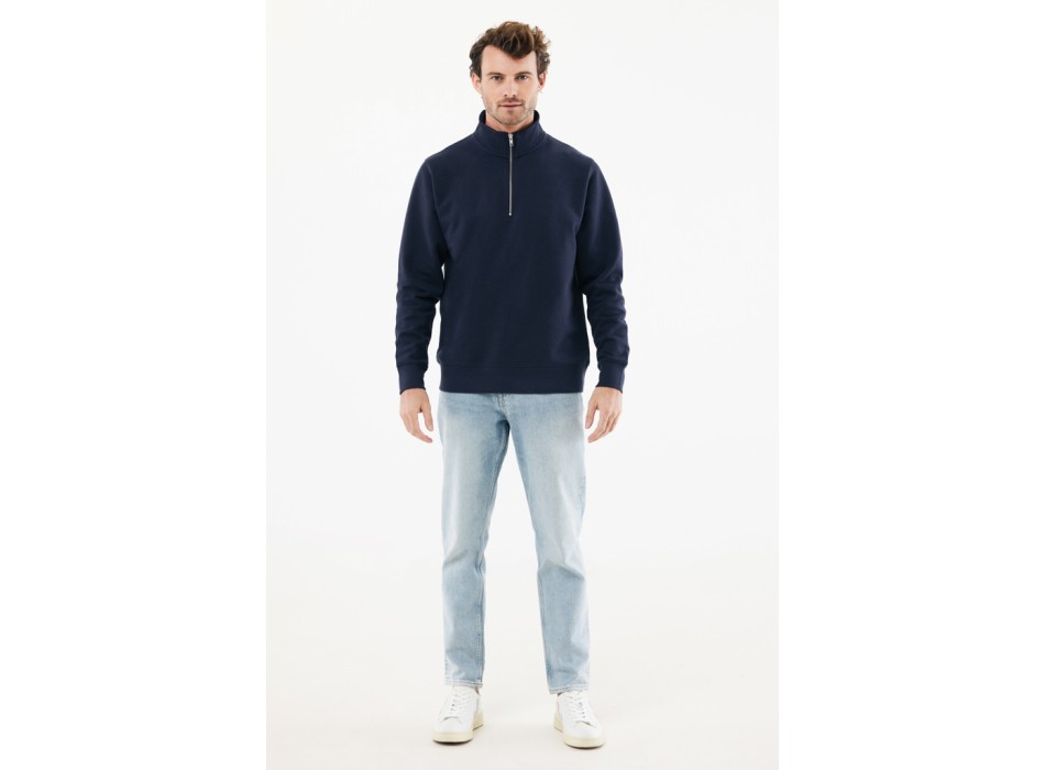 Felpa mezza zip IQONIQ Elgon in cotone riciclato FullGadgets.com