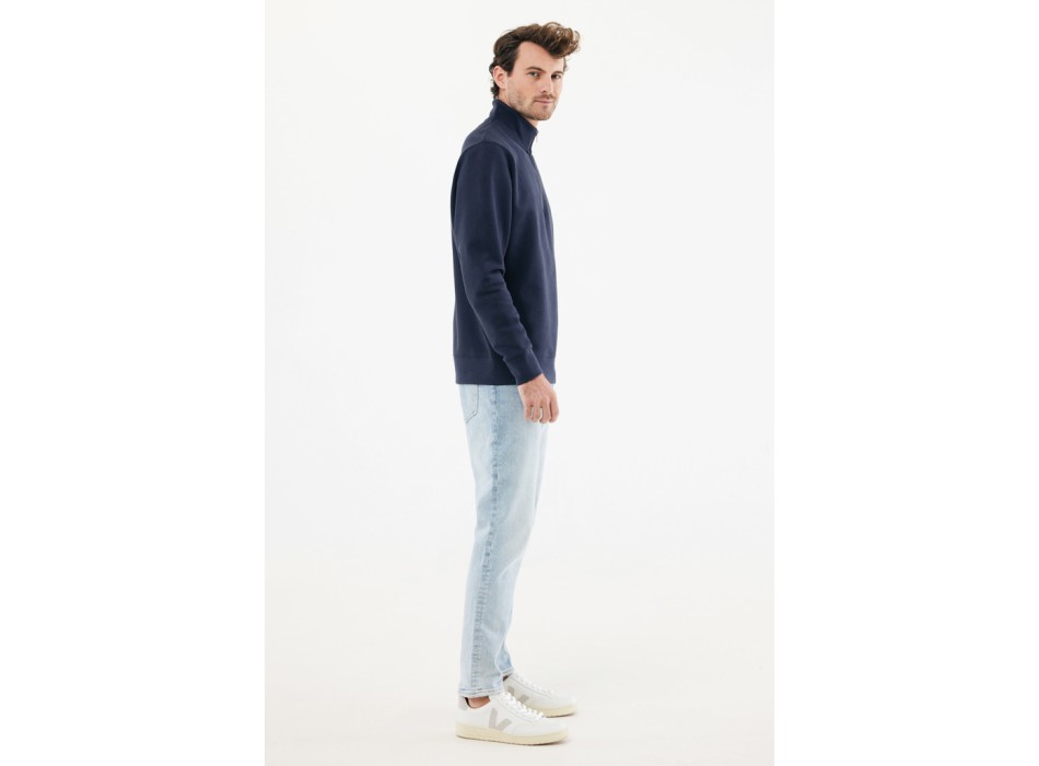 Felpa mezza zip IQONIQ Elgon in cotone riciclato FullGadgets.com