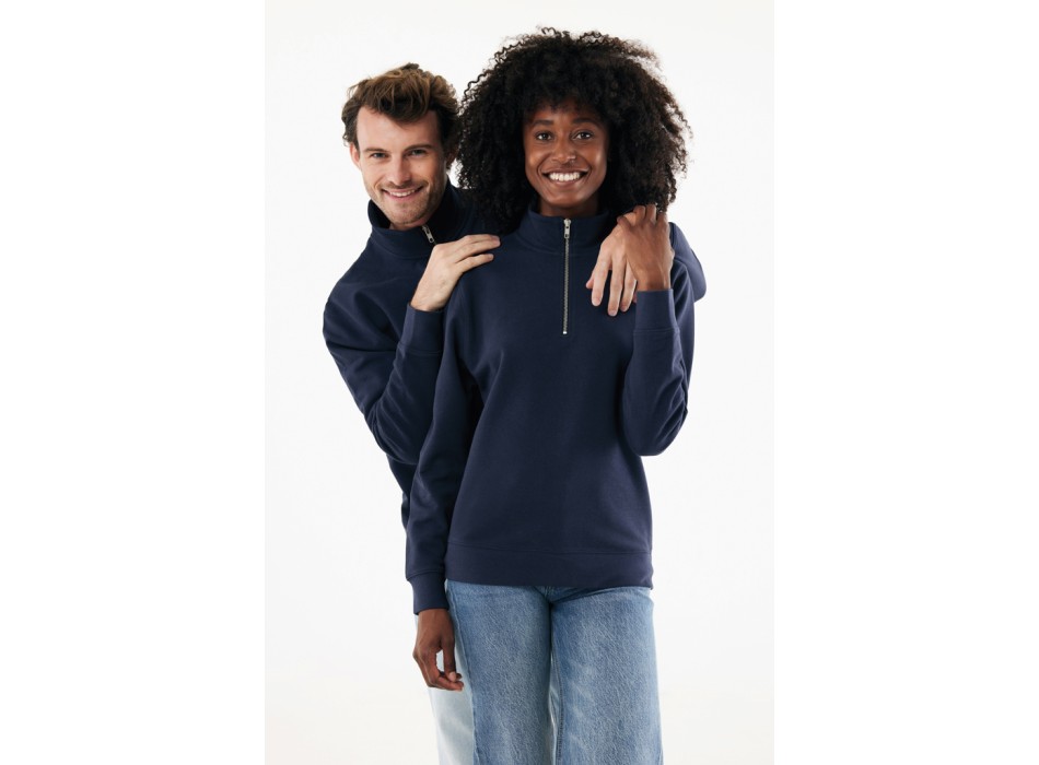 Felpa mezza zip IQONIQ Elgon in cotone riciclato FullGadgets.com