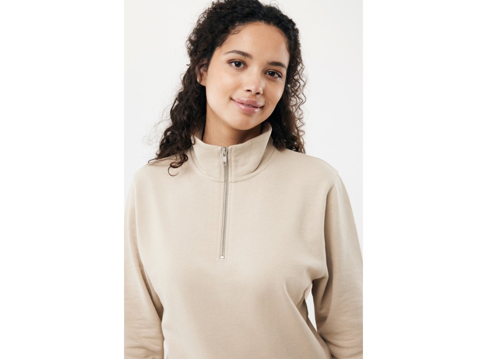 Felpa mezza zip IQONIQ Elgon in cotone riciclato FullGadgets.com