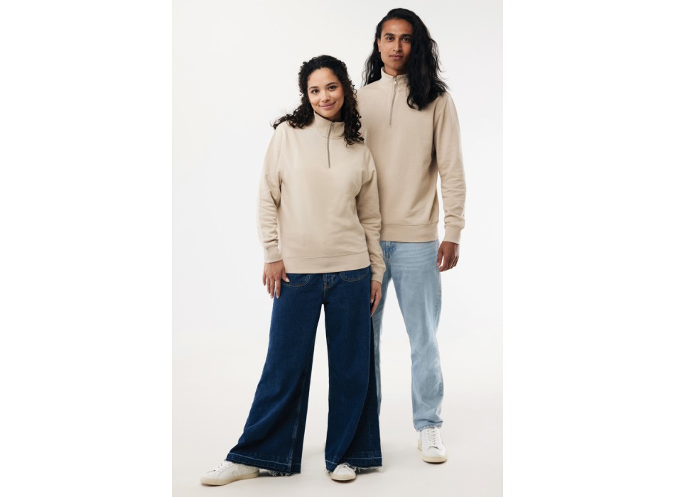 Felpa mezza zip IQONIQ Elgon in cotone riciclato FullGadgets.com