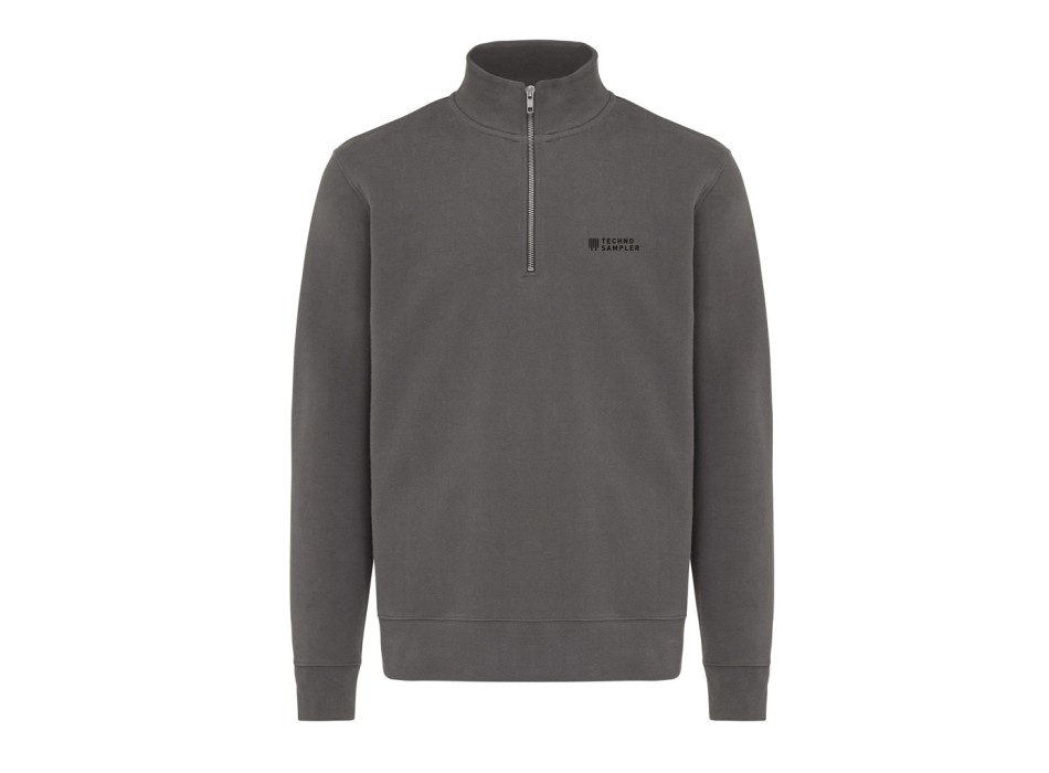 Felpa mezza zip IQONIQ Elgon in cotone riciclato FullGadgets.com