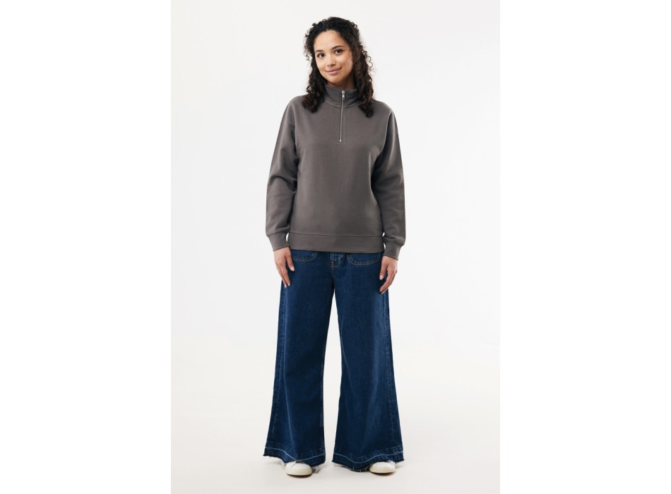 Felpa mezza zip IQONIQ Elgon in cotone riciclato FullGadgets.com