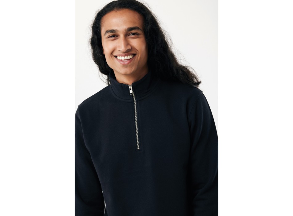 Felpa mezza zip IQONIQ Elgon in cotone riciclato FullGadgets.com