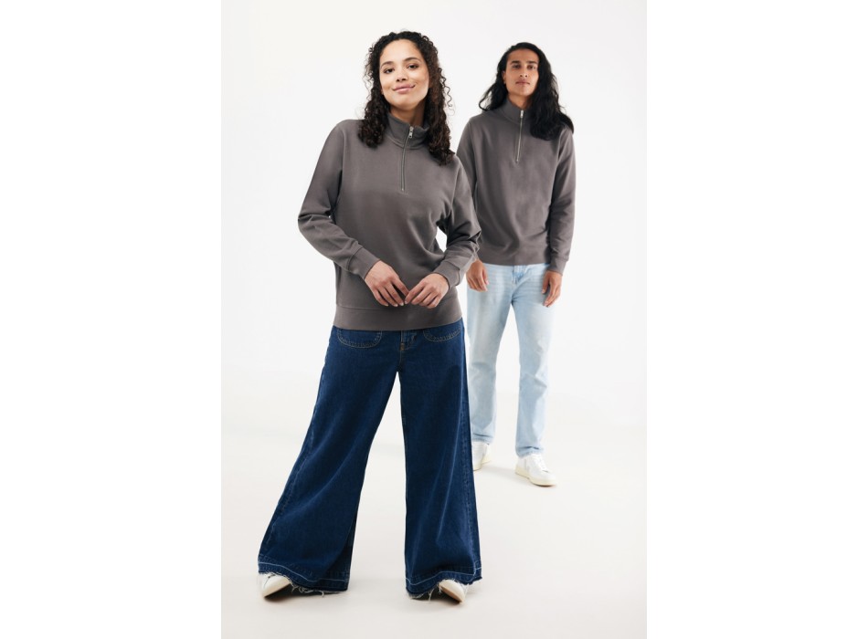 Felpa mezza zip IQONIQ Elgon in cotone riciclato FullGadgets.com