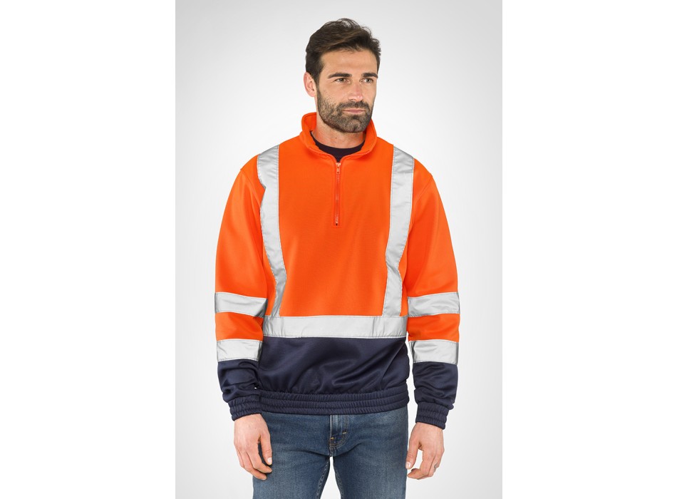 Felpa SMASH HV mezza zip FullGadgets.com